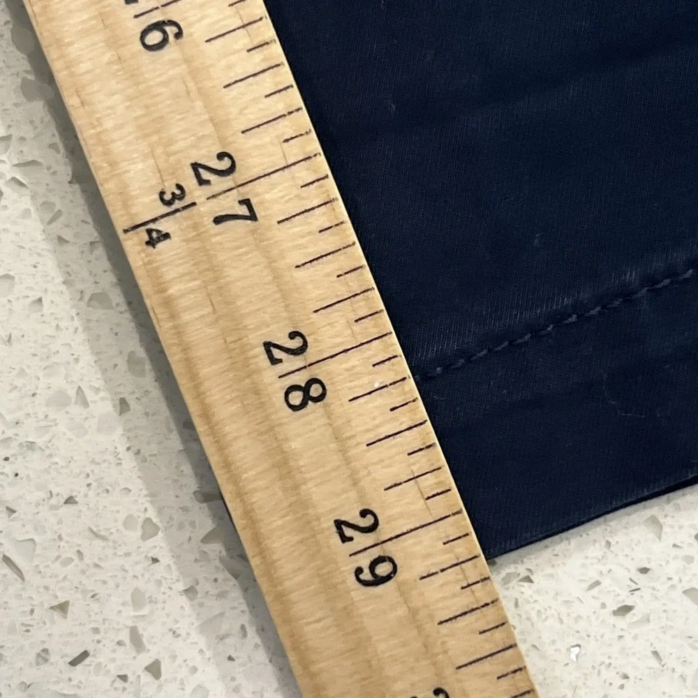 NEW Banana Republic Pants Mens 36X30 Navy Blue Slim Fit Lived-In Chino Stretch